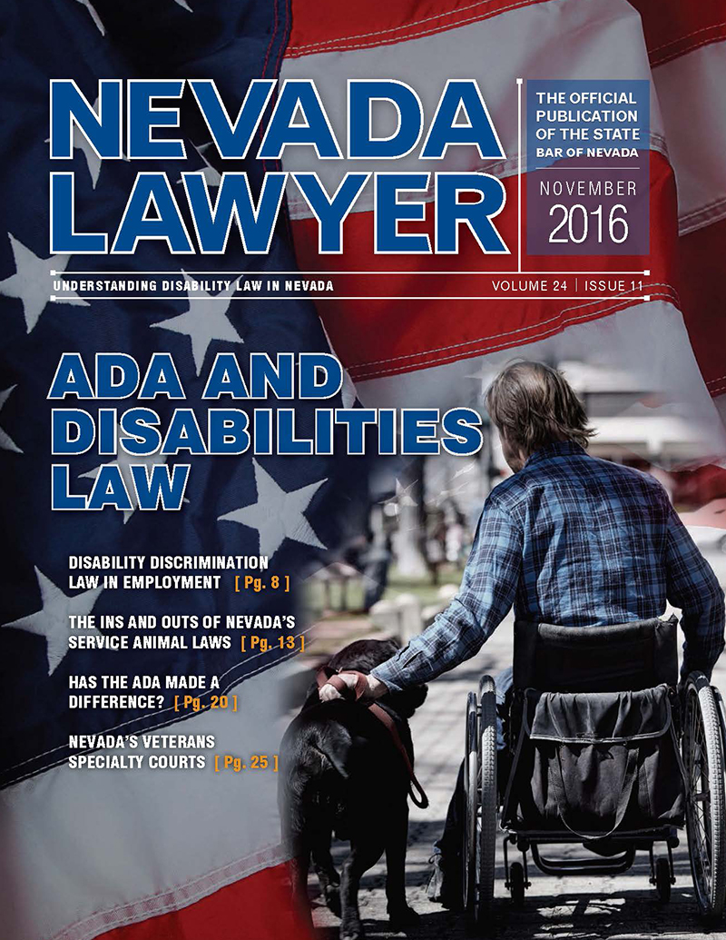 Nevada Lawyer November 2016